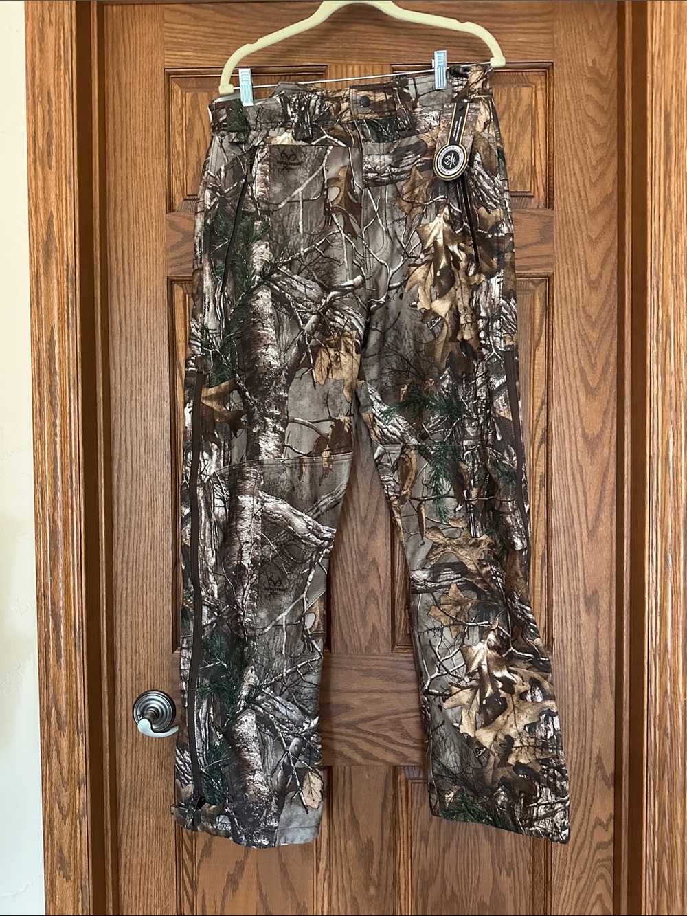 Bernie Realtree Camouflage Hunting Pants in Brown, Green, Gray